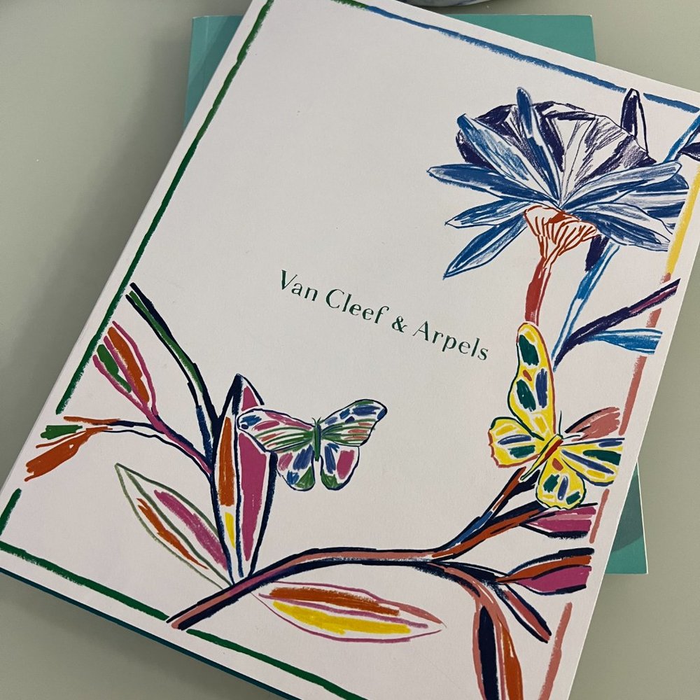 Van Cleef & Arpels Cardboard Cover Coffee Table Catalogue
